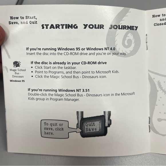 1996 Magic School Bus Age of Dinosaurs PC CD-ROM Game - Picture 5 of 10